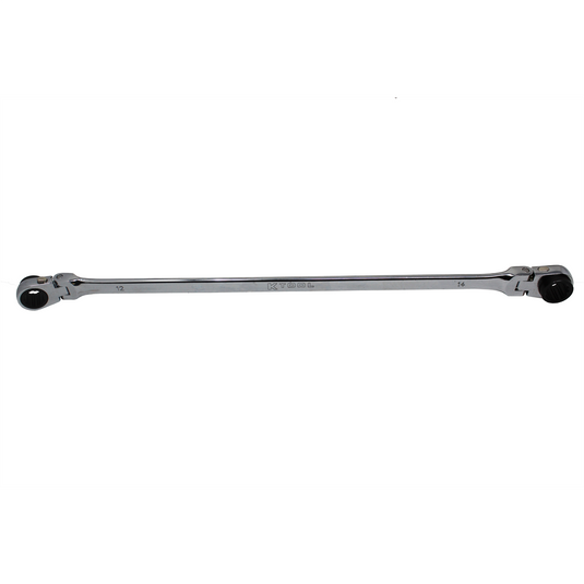K Tool International Wrench 12mm x 14mm Metric Ratcheting Reversible Double Box Universal Spline 90 Tooth