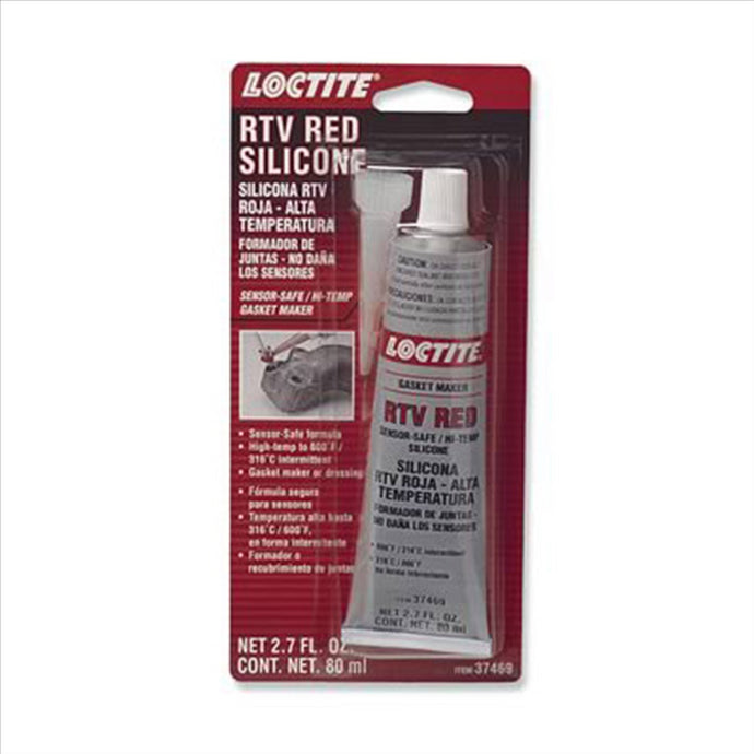 Hi-Temp RTV Silicone Red - Sen