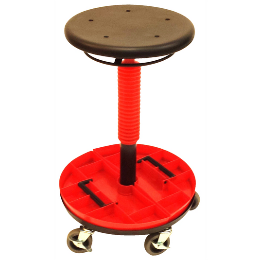 ShopSol MECHANICS STOOL W/ REMOVABLE TRAY - LOW