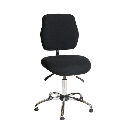 ShopSol ESD Chair - Low Height -  Deluxe Black