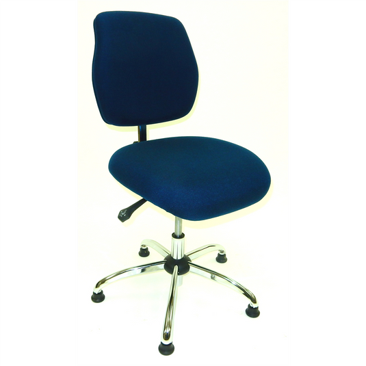 ShopSol ESD Chair - Low Height - Deluxe Blue
