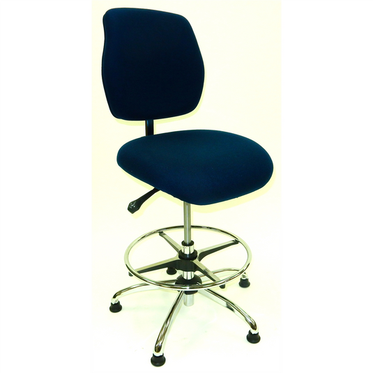 ShopSol ESD Chair - High Height -Deluxe Blue