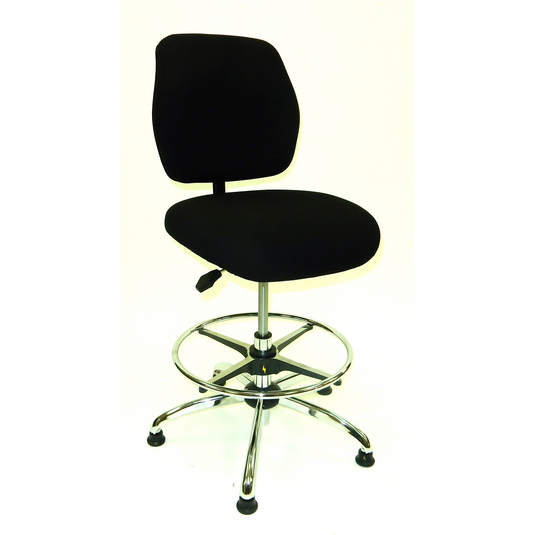 ShopSol ESD Chair - High Height - Economy Black