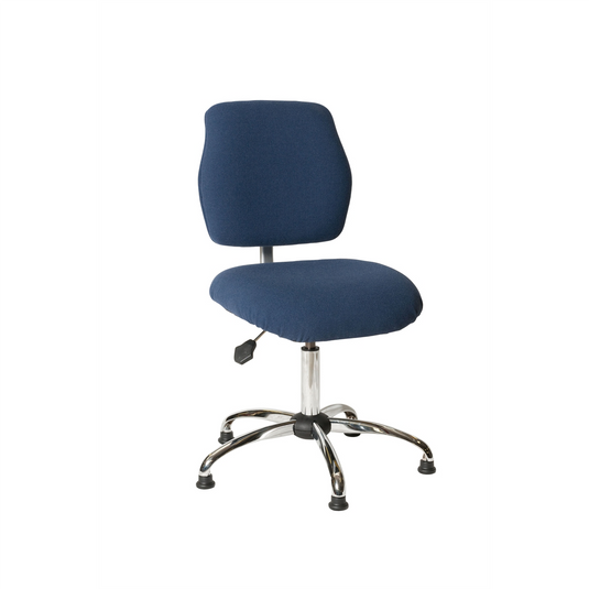ShopSol ESD Chair - Low Height -  Economy Blue