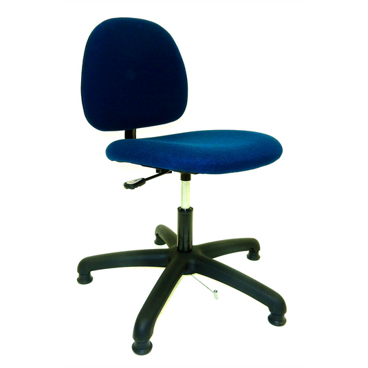 ShopSol ESD Chair - Low Height -  Value Line - Blue