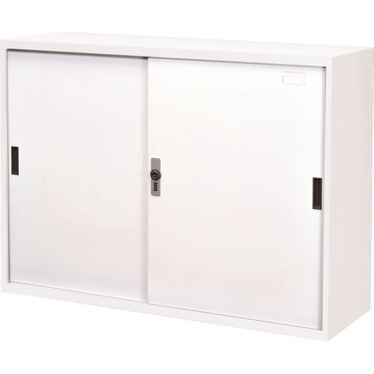 ShopSol Parts Cabinet; White with Steel Doors