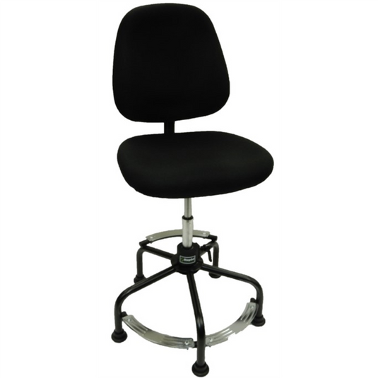 ShopSol Workbench Big & Tall Chair Ind. Fabric 400lbs Cap