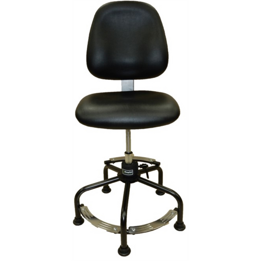 ShopSol Workbench Big & Tall Chair Ind. Vinyl 400 lbs Cap