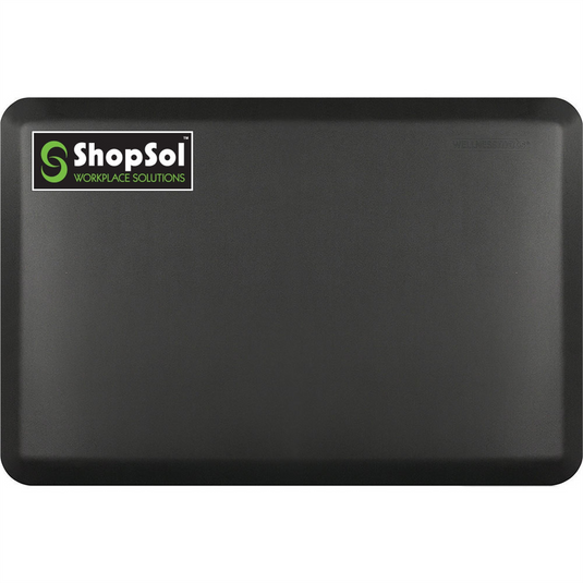 ShopSol Anti-Fatigue Mat Supreme 3' x 2' Black 32SSFBLK
