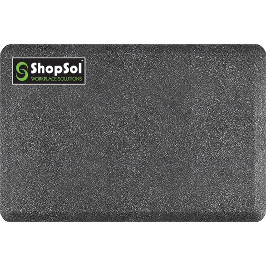 ShopSol Anti-Fatigue Mat Supreme 3' x 2' Mosaic Steel 32S