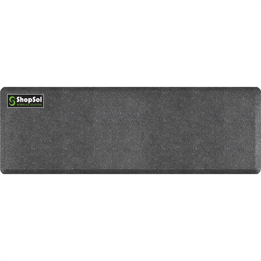 ShopSol Anti-Fatigue Mat Supreme 6' x 2' Mosaic Steel 62S