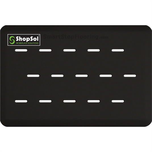 ShopSol Anti-Fatigue Mat Supreme Pro 3' x 2' Black 32LOTB