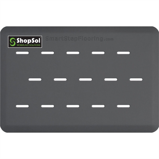 ShopSol Anti-Fatigue Mat Supreme Pro 3' x 2' Gray 32LOTGR