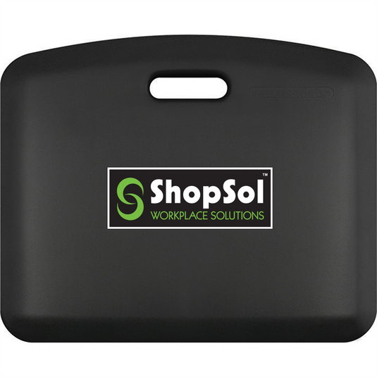 ShopSol Anti-Fatigue Mat Mobile Pro 22"" x 18"" Black 2218S