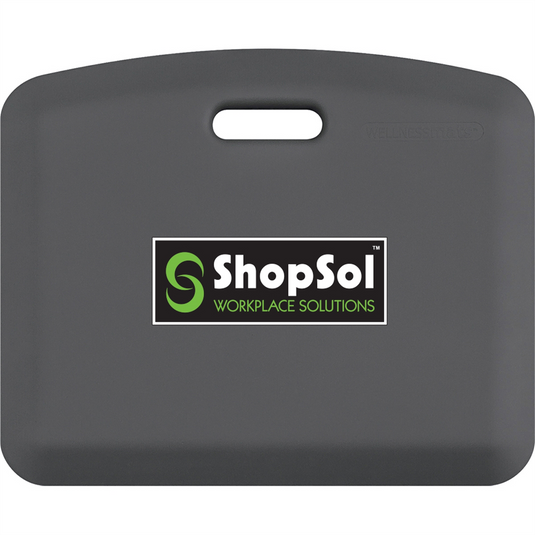 ShopSol Anti-Fatigue Mat Mobile Pro 22"" x 18"" Gray 2218SS