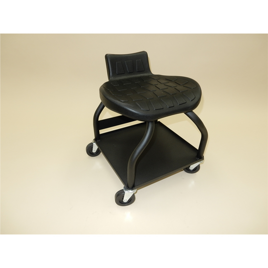 ShopSol Mechanics Stool 400 lbs capacity polyurethane seat
