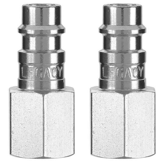 Legacy Manufacturing Flexzilla High Flow Plug; 1/4 Body; 1/4 FNPT