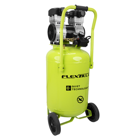 Flexzilla&reg; Portable Air Compressor with Quiet Technology&trade;; 2 HP; 20 Gallon; Industrial Grade Pump