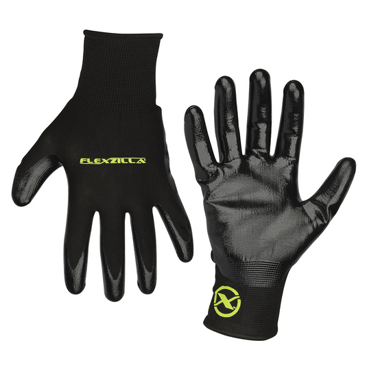 Legacy Manufacturing Flexzilla&reg; Nitrile Dip Gloves; Black; L