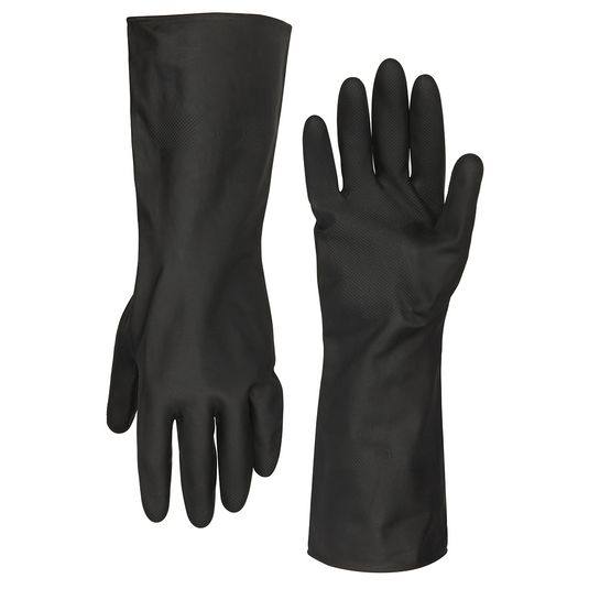 Legacy Manufacturing Flexzilla&reg; Pro Heavy Duty Cleaning Gloves; Neoprene; 13 in. Long Cuff; Black; XL