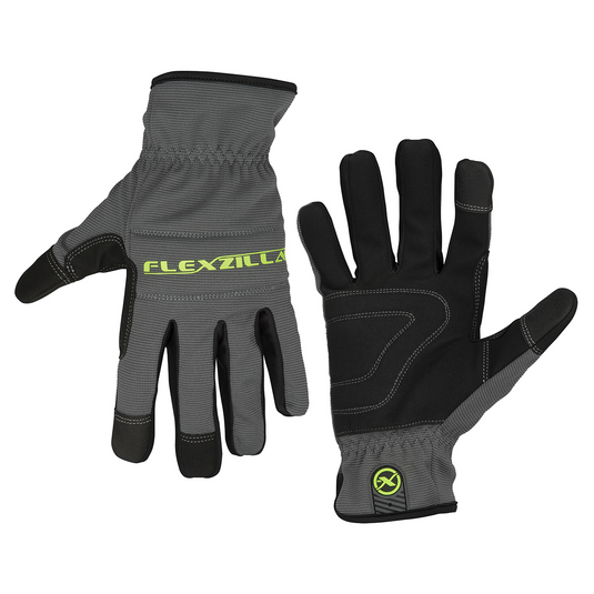 Legacy Manufacturing Flexzilla&reg; High Dexterity Utility Gloves; Synthetic Leather; Black/Gray; XL
