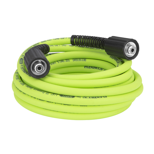 Legacy Manufacturing Flexzilla&reg; Pressure Washer Hose; 5/16"" x 25�; 3100PSI; M22 Fittings