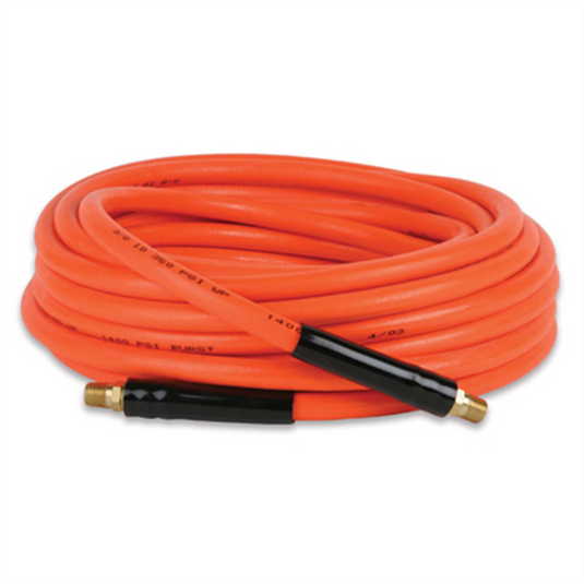 Legacy Manufacturing 3/8"" X 50' ORANGE PVC AIR HOSE 1/4"" ENDS