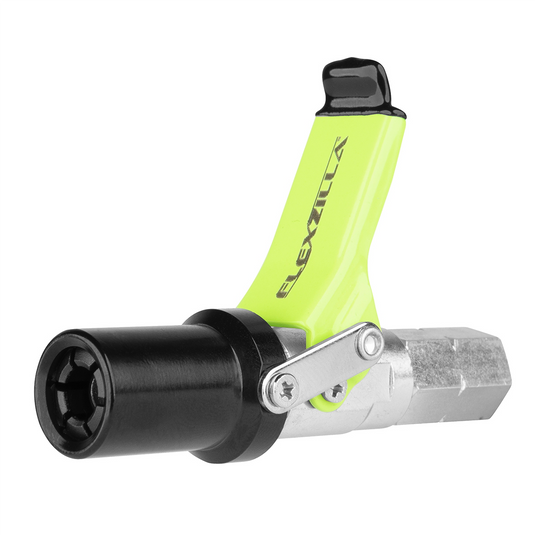Legacy Manufacturing Flexzilla&trade; Quick-Release Grease Coupler; 1/8 in. NPT; ZillaGreen&trade;/Black