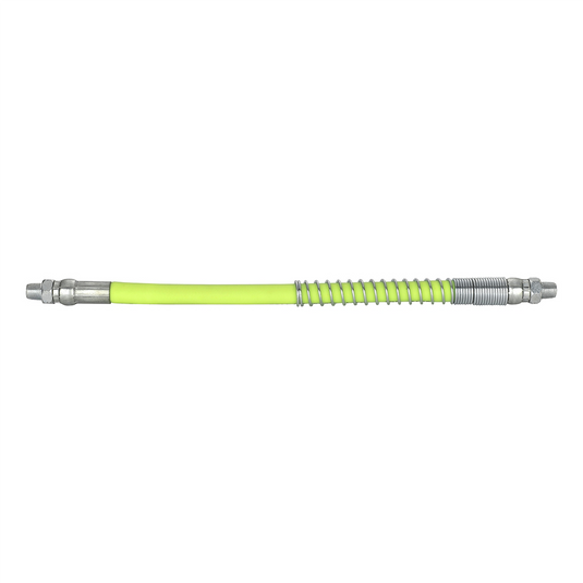 Legacy Manufacturing Flexzilla 12"" Grease Hose; 3/16"" MNPT Spring Guard