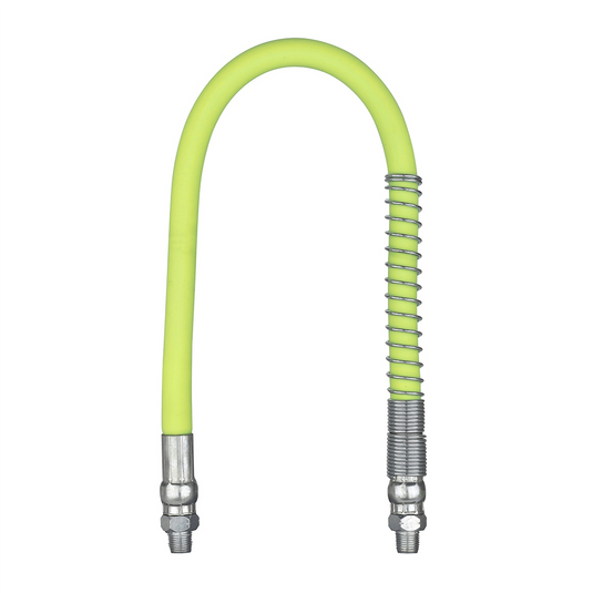 Legacy Manufacturing Flexzilla 18"" Grease Hose 3/16 MNPT Spring Guard
