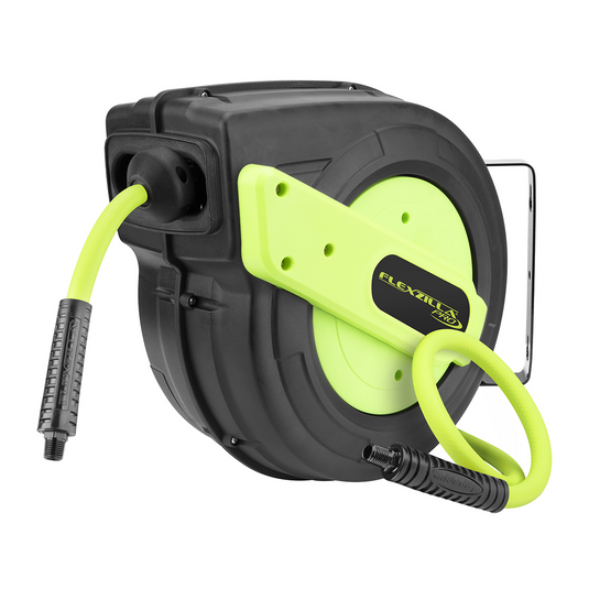 Flexzilla Flexzilla&reg; Pro Enclosed Plastic Retractable Air Hose Reel; 3/8"" x 50'