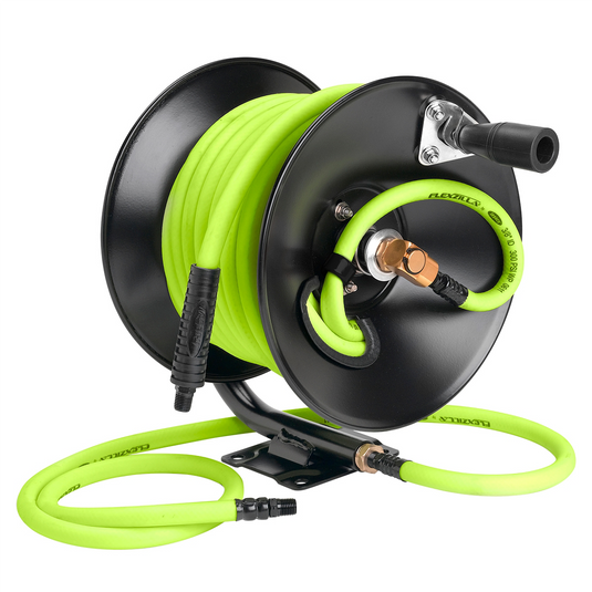 Legacy Manufacturing Flexzilla Manual Air Hose Reel; Open Face; Fixed