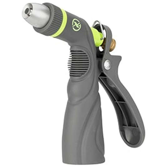Legacy Manufacturing Flexzilla Garden Hose Nozzle; Metal Adjustable Pistol Grip; ZillaGreen
