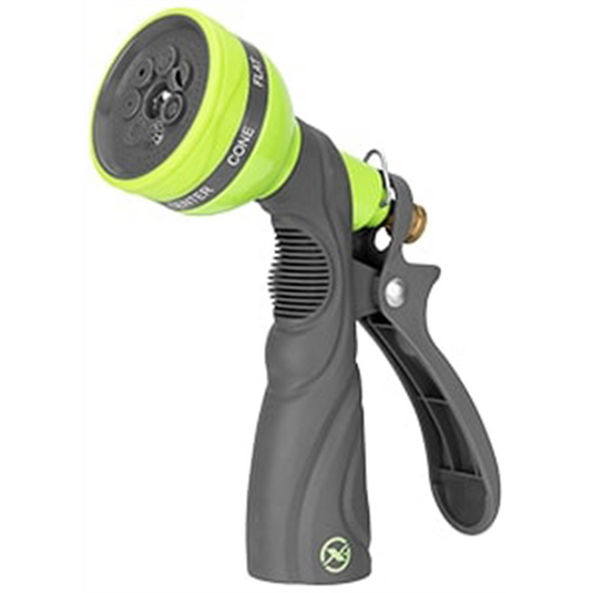 Legacy Manufacturing Flexzilla Garden Hose Nozzle; Metal 7-Pattern Adjustable Pistol Grip
