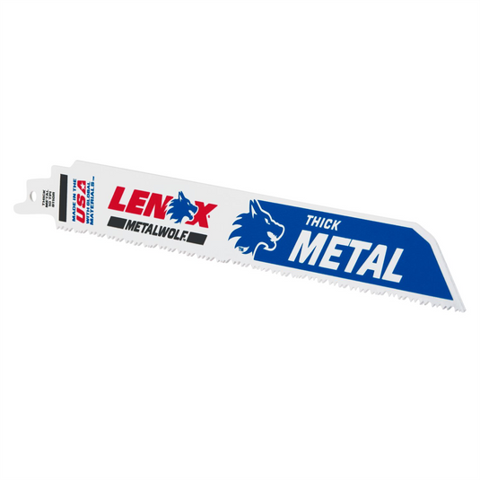 Lenox Tools LENOX Lazer B9110R Bi-Metal Reciprocating Saw Blades; 9-Inch; 10 Tpi; 25/Pk