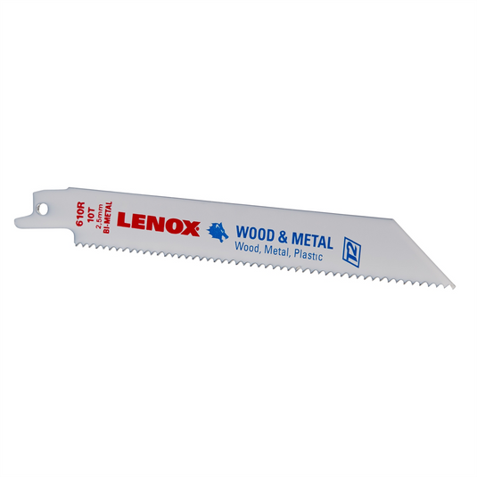 Lenox Tools Reciprocating Saw Blades; 610R; Bi-Metal; 6 in. Lo