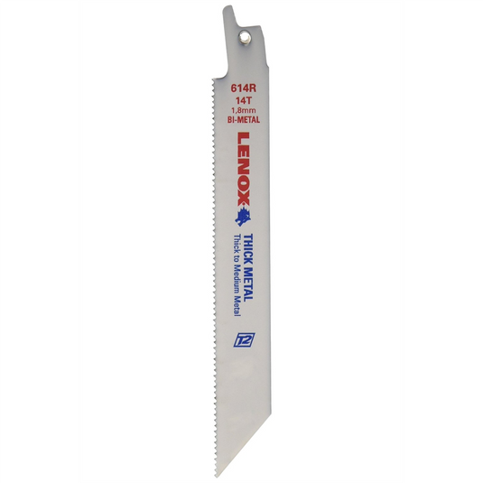 Lenox Tools Reciprocating Saw Blades; 614R; Bi-Metal; 6 in. Lo