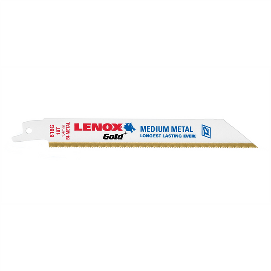Lenox Tools Reciprocating Saw Blades; 618GR; Gold Bi-Metal