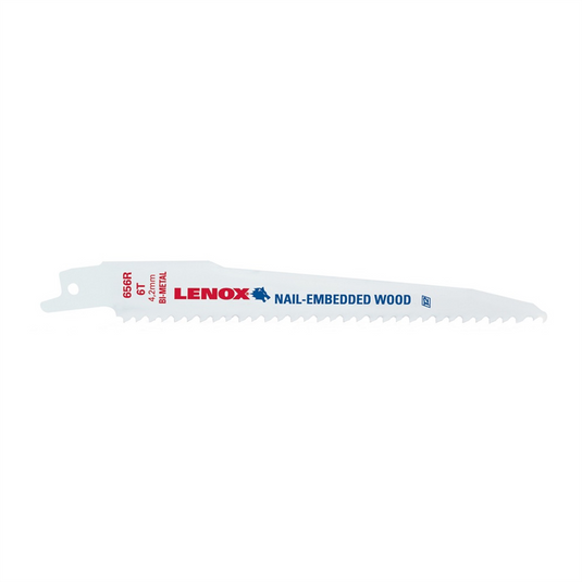 Lenox Tools Reciprocating Saw Blades; 656R; Bi-Metal; 6 in. Lo