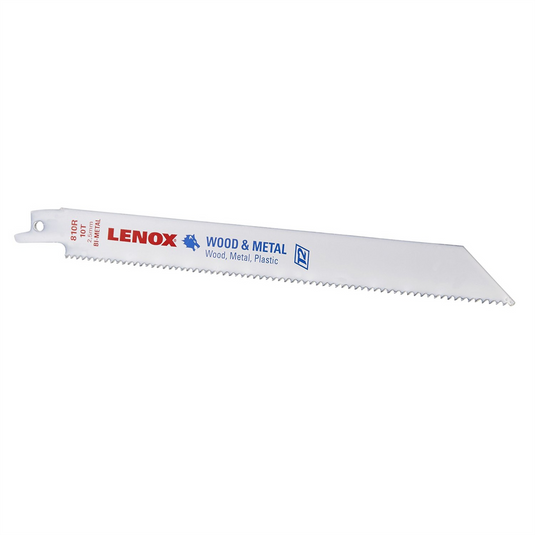 Lenox Tools Reciprocating Saw Blades; 810R; Bi-Metal; 8 in. Lo
