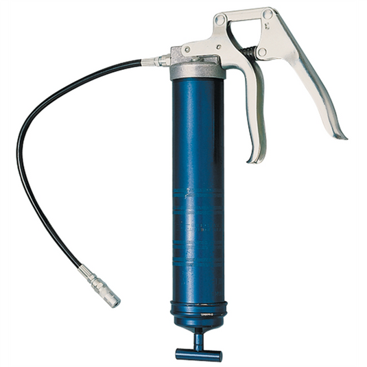 Lincoln Lubrication Heavy Duty Pistol Grip Grease Gun; 2-Way Loading; 18-Inch Hose
