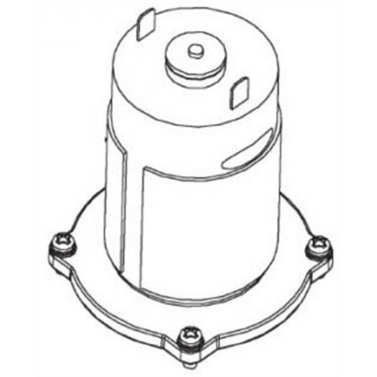 Lincoln Lubrication motor w/ plate