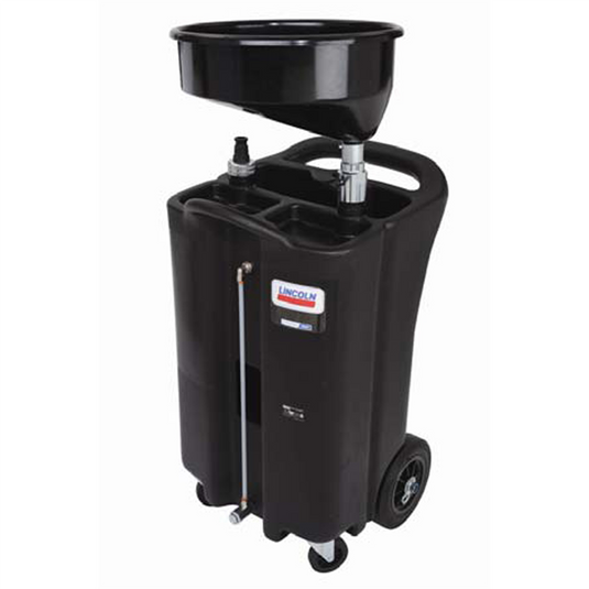 Lincoln Lubrication Portable Plastic Used Fluid Gravity Drain - 26-Gallon; Black