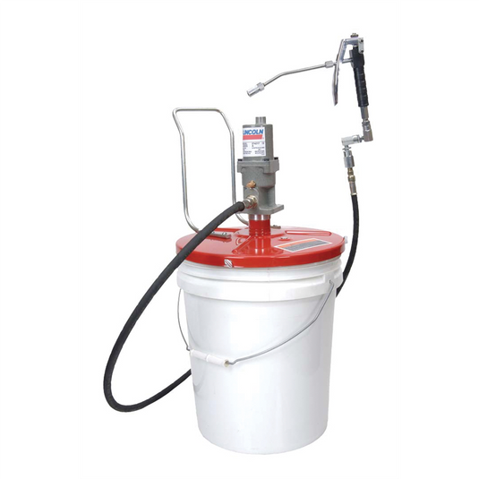 Lincoln Lubrication Portable Pneumatic Grease Pump; Fits 25-50 lbs. Pails; 40:1 Ratio