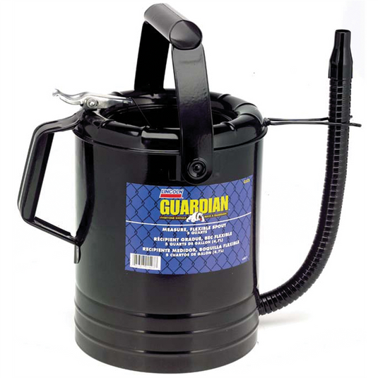 Lincoln Lubrication Guardian 5 Quart Flexible Spout Measuring Can