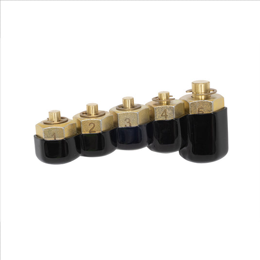 Lisle Injector Rail Fuel Line Cap Set; 5 pc.