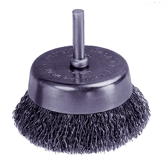 Lisle BRUSH WIRE CUP 2-1/2IN.  .014 WIRE CRIMPED