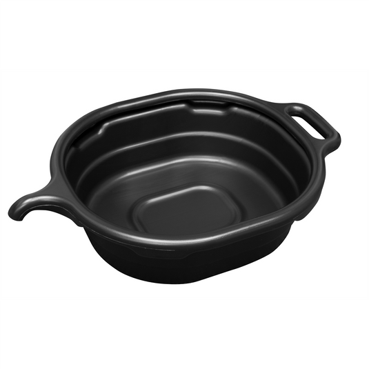 Lisle 4.5 Gallon Oval Drain Pan; Black
