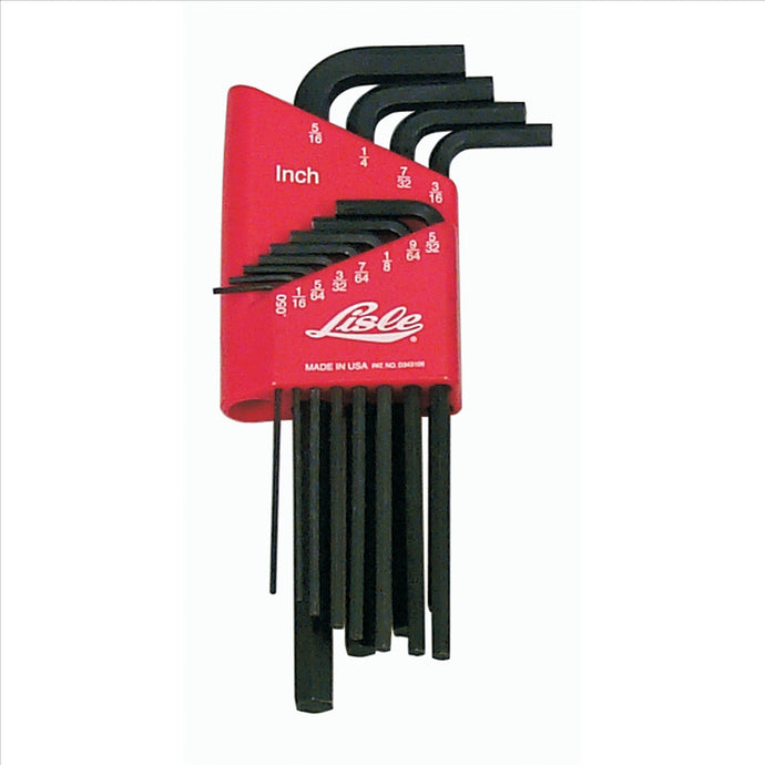 Lisle HEX KEY SET 12 PC SAE LONG ARM