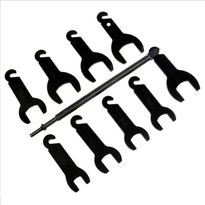 Lisle Pneumatic Fan Clutch Wrench Set; 10 pc.